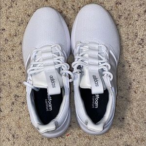 Adidas white tennis shoes